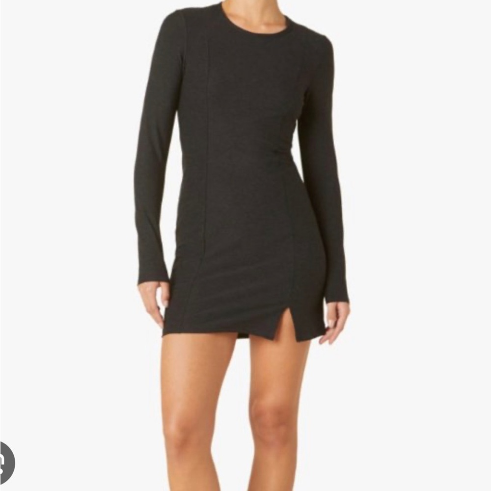 Beyond Yoga Spacedye After Dark Mini Dress in Darkest Night